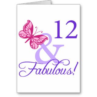 12 And Fabulous Birthday Card