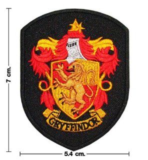 Harry Potter House GRYFFINDOR Crest Iron Patch