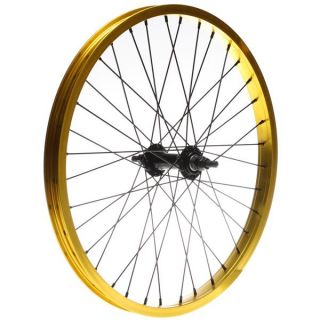 Framed Team Front BMX Wheel Yellow 3/8in