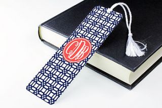 personalised metal book mark weave by we love to create