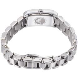 Emporio Armani Women's AR3170 'Classic' Silver Diamond Dial Quartz Watch Emporio Armani Women's Armani Watches