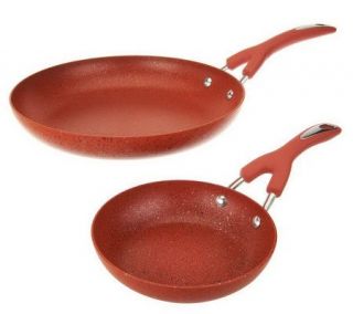 The Neelys Set of 2 Nonstick Speckled Skillets —