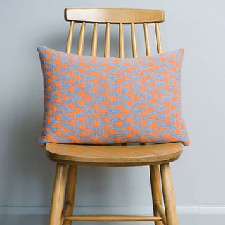 knitted lolli cushion by seven gauge studios