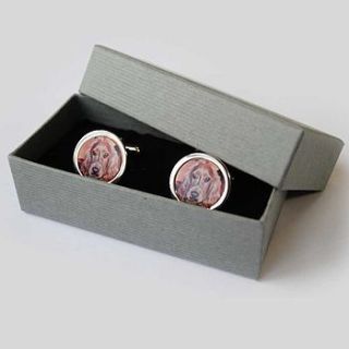 hand made personalised photo cufflinks by instajunction