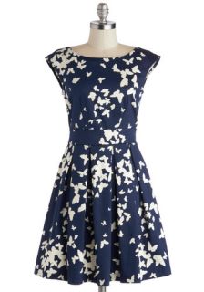 Fluttering Romance Dress in Butterflies  Mod Retro Vintage Dresses