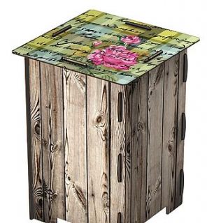 decorative stool or table by shrinking violet