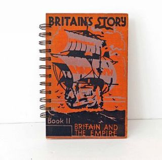britain's story notebook by peony and thistle