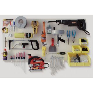Triton Products DuraBoard Kit — 32 Sq. Ft. Total, 106 Accessories  Pegboards