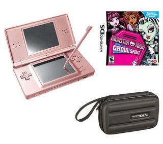 Nintendo DSi XL   Monster High Ghoul Spirit &Carrying Case —