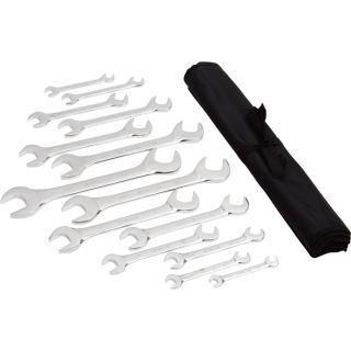 Klutch SAE Angle Wrench Set — 14-Pc.  Combination Wrench Sets