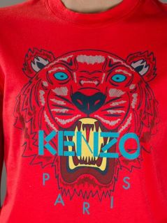 Kenzo Tiger Print T shirt
