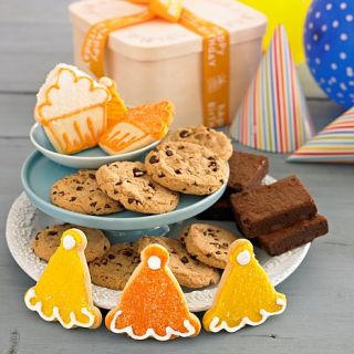 Dancing Deer Birthday Party Cookie and Brownie Gift Medley