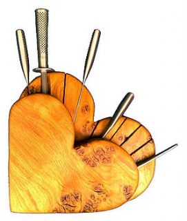 heart shaped knifeblock by sticks and stones