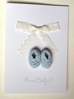 baby boy handmade card by lytton and lily vintage home & garden