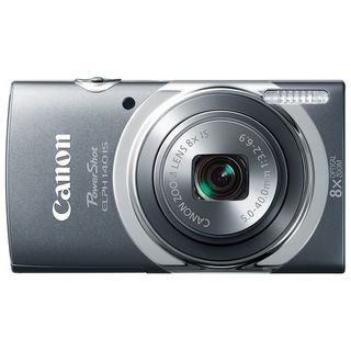 Canon PowerShot 140 IS 16 Megapixel Compact Camera   Gray Canon Point & Shoot Cameras