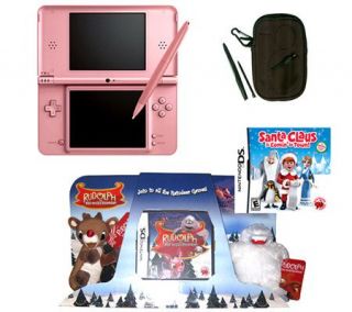 Nintendo DSi XL Rose Christmas in July Bundle —