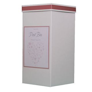 personalised ice wedding post box by dreams to reality design ltd