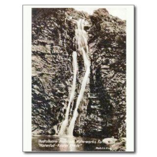 Vintage, Oudtshoorn waterfalls Western Cape Provin Post Card