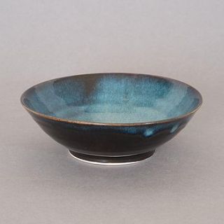 pair of small blue bowls by sally reilly