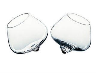 set of two liqueur glasses by bodie and fou