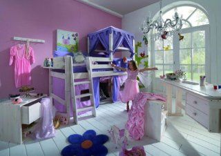 Spielbett, Hochbett, Kinderbett, Kinderzimmer, Kindermbel "Elfe" massiv Küche & Haushalt