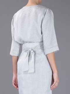 Fendi Checked Blouse