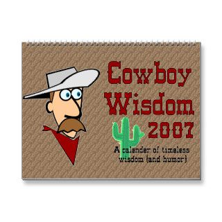 Cowboy Wisdom Wall Calendars