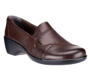 Clarks Bendables May Phlox Leather Slip on Shoes —