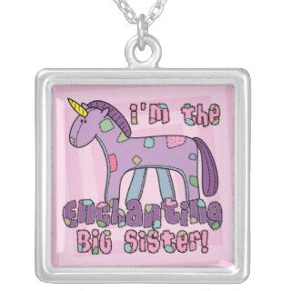 Unicorn I'm the Big Sister Necklace