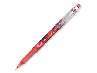 Pilot 38602 P 500 Gel Roller Ball Stick Pen, Needle Point, Red Ink, 0.5mm Extra Fine, Dozen