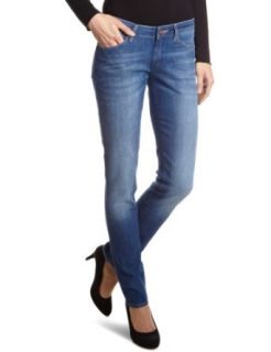 Wrangler Damen Jeans Low Waist Hosenbund, W251ZA33M, Gr. 25/30 (25/30), Blau (finest fade 33M) Bekleidung