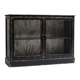 distressed low cabinet by out there interiors