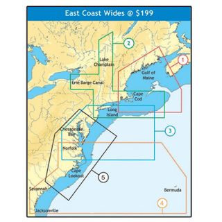 C MAP NT+ Wide Map Cape May To Winyah Bay 92858