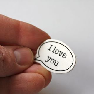 i love you brooch by adam regester art and illustration