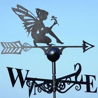 fairy weathervane by the orchard