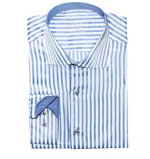 men's slim fit striped shirt by jenson samuel shirts