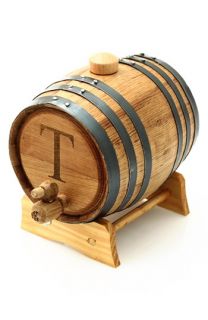 Personalized Oak Whiskey Barrel, Small
