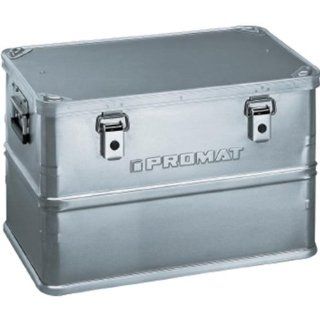 PROMAT 420003 Aluminiumbox 47l 595x400x270mm m.Gummidichtung PROMAT Federfallgriff Baumarkt
