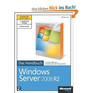 Microsoft Windows Server 2008 R2 mit SP1   Das Handbuch Thomas Joos Bücher