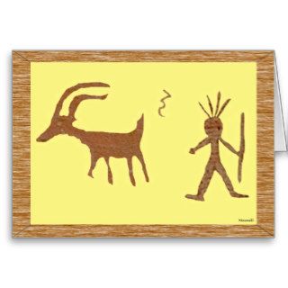 Native American Art, Petroglyphs Note Card