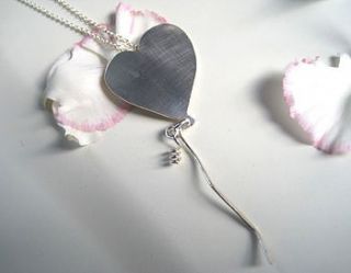 banksy heart pendant by bijou gifts