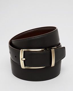 The Men's Store at's Reversible Burnished Edge Buckle Leather Belt's