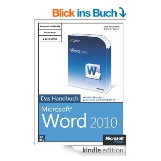 Microsoft Word 2010   Das Handbuch eBook Klaus Fahnenstich, Rainer G. Haselier Kindle Shop