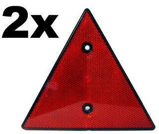 Rote Dreieck Rckstrahler x2   Reflektor   2 Stck   Kostenloser Versand Auto