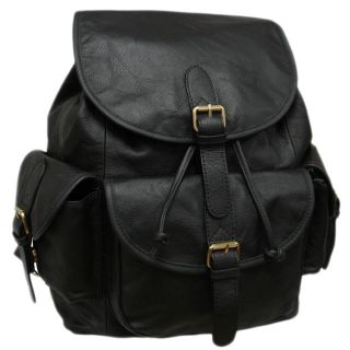 Amerileather Urban Buckle flap Backpack