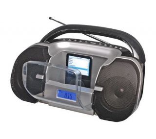 Emerson IP105BK Speaker System with FM Tuner and iPod Dock —