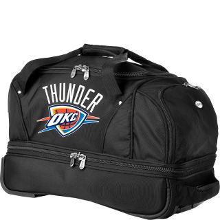 Denco Sports Luggage NBA Oklahoma City Thunder 22 Drop Bottom Wheeled Duffel Bag