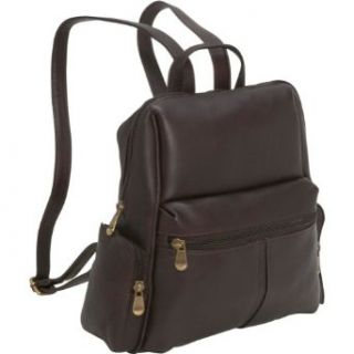 LeDonne TR 252 Four Pocket Backpack / Purse (Cafe) Clothing