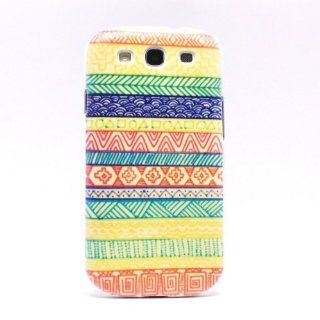 Highmall Color Semicircle Tribal Mural Hard Back Shell Case Cover for Samsung Galaxy S3 I9300 Cell Phones & Accessories