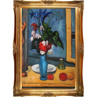 Tori Home Le Vase Bleu by Paul Cezanne Framed Original Painting